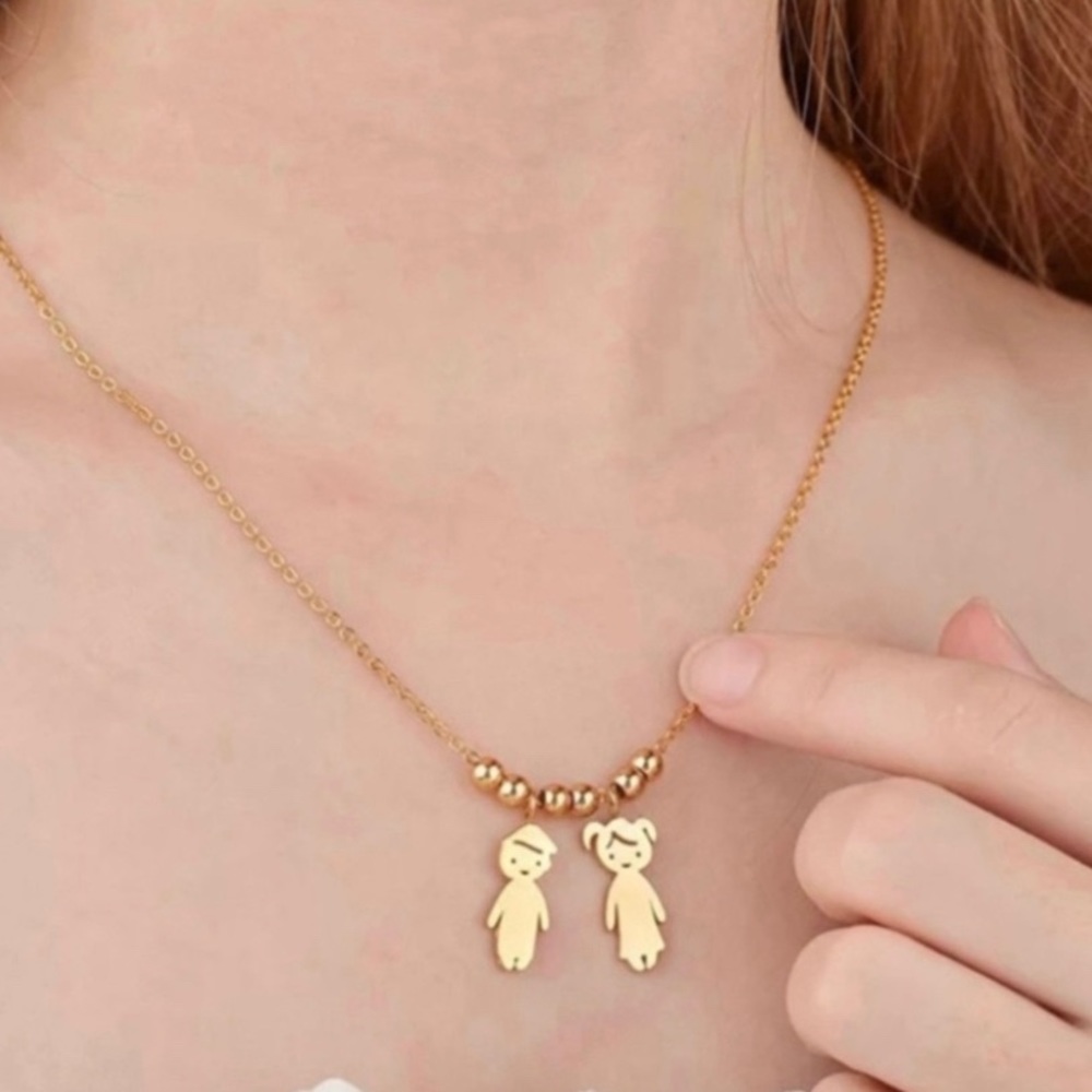 Feel Close to Your Family/ Loved Ones/ Best Friends Stainless Steel Necklace